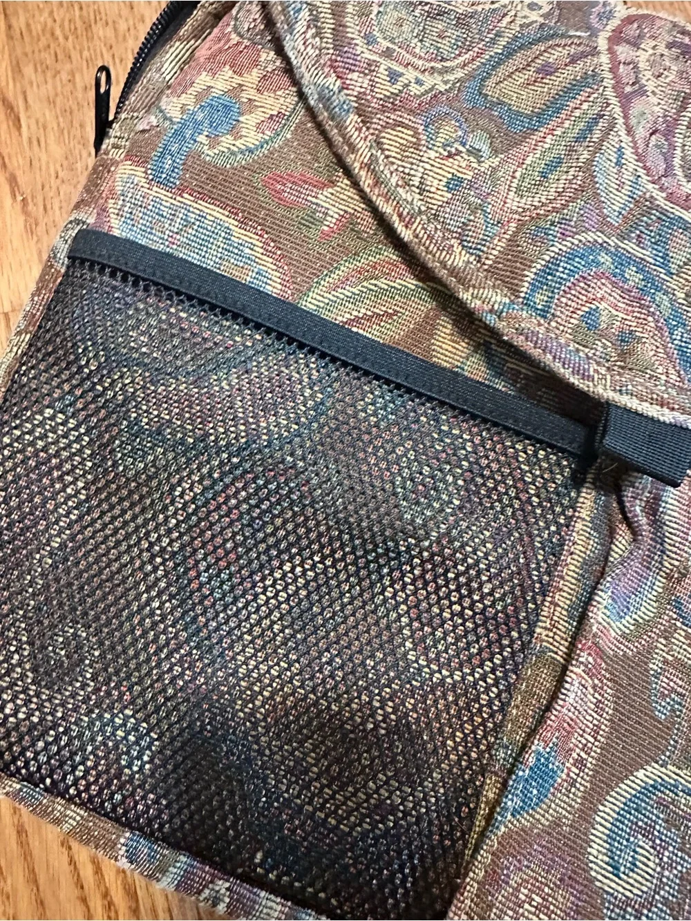 L.L.Bean Paisley Tapestry Organizer Bag